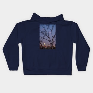 The Blood Moon Lunar Eclipse from Yarra Boulevard, July 2018 Kids Hoodie